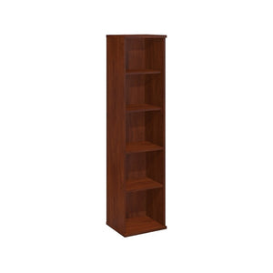 Bush Business Furniture Outlet Components 5 Shelf Bookcase, 18"W, Hansen Cherry