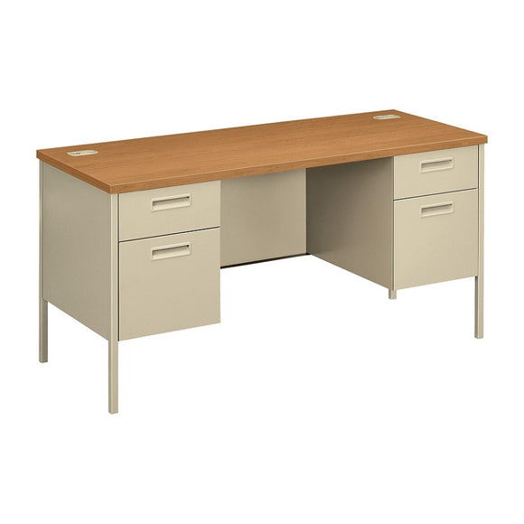 (Scratch & Dent) HON Outlet Metro Classic Credenza, Harvest/Putty