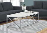 Monarch Specialties Nathan Coffee Table, 17"H x 44"W x 22"D, White