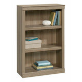 (Scratch and Dent) Realspace Outlet 45"H 3-Shelf Bookcase, Spring Oak