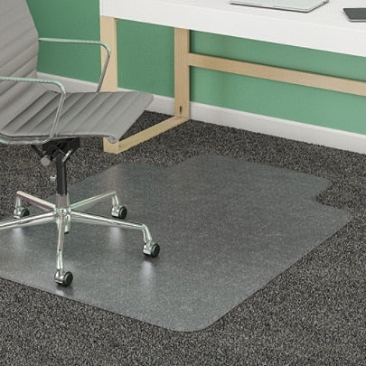 Deflect-O SuperMat Chair Mat For Medium Pile Carpet, Beveled Lip, 45