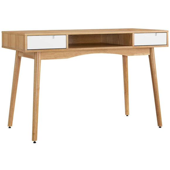 Linon Home Décor Products Caden Home Office Desk, Natural/White