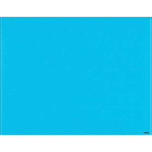 Lorell Magnetic Dry-Erase Glass Board, 48" x 36", Blue