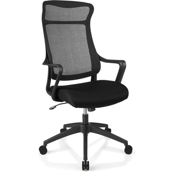Realspace Outlet Lenzer Mesh High-Back Task Chair, Black