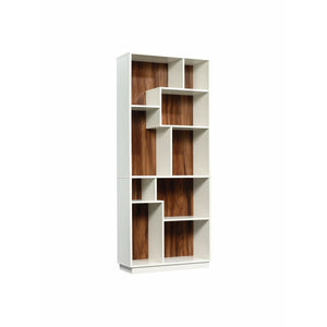 Sauder Outlet Vista Key 72"H 9-Shelf Bookcase, Oak