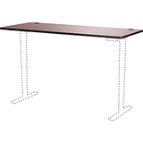 Safco Outlet Electric Height-Adjustable Table Top, Rectangular, 1"H x 60"W x 24"D, Cherry