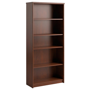 (Scratch & Dent) Bush Furniture Outlet Envoy 5 Shelf Bookcase, 30"W, Hansen Cherry