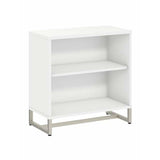 (Scratch and Dent) Kathy ireland Oulet Office by Bush Business Furniture Method Bookcase Cabinet, White