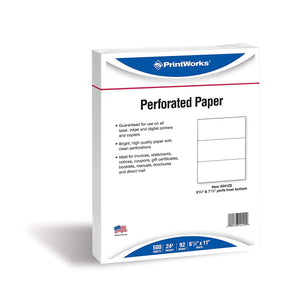 Printworks Professional 8.5" x 11" Multipurpose Paper, 24 lbs, 92 Brightness, 500/Ream