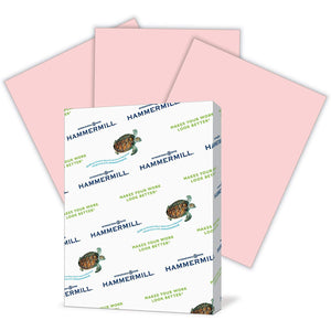 Hammermill Colors Paper, 20lb, 11" x 17", Pink  (Case or Ream)