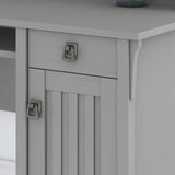 (Scratch & Dent) Bush Furniture Salinas L Shaped Desk With Storage, Cape Cod Gray