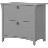 Bush Business Furniture Salinas 31-3/4"W Lateral 2-Drawer File Cabinet, Cape Cod Gray