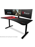 (Scratch & Dent) Arozzi Arena Gaming Desk, Red