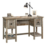 Sauder Outlet Granite Trace 54"W Home Office Desk, Rustic Cedar