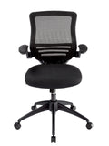 Realspace Outlet Calusa Mesh Mid-Back Manager's Chair, Black