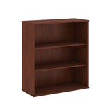 Bush Business Furniture 3 Shelf Bookcase, 48"H, Hansen Cherry
