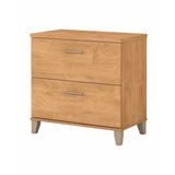 (Scratch & Dent) Bush Business Furniture Somerset 29-9/16"W Lateral 2-Drawer File Cabinet, Maple Cross