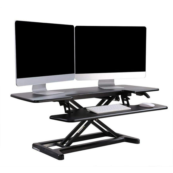 (Scratch & Dent) FlexiSpot AlcoveRiser Sit-To-Stand Desk Converter, 42