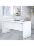 (Scratch and Dent) Kathy Ireland Office by Bush Business Furniture Outlet Echo 60"W Credenza Desk, Pure White