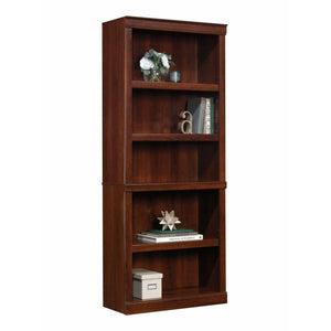 (Scratch & Dent) Realspace Outlet 72"H 5-Shelf Bookcase, Mulled Cherry