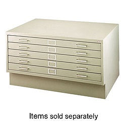 Safco Outlet Closed Base, For 46 3/8"W 5-Drawer Flat File