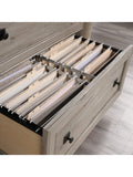 Sauder Outlet Palladia 36-3/4"W Lateral 2-Drawer File Cabinet, Split Oak