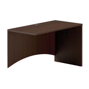 Mayline Outlet Brighton Collection Laminate Return, 29"H x 48"W x 24"D, Mocha