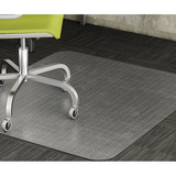 Realspace Berber Chair Mat For Low-Pile Carpets, Studded, 46"W x 60"D, No Lip, Clear