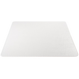 Realspace Berber Chair Mat For Low-Pile Carpets, Studded, 46"W x 60"D, No Lip, Clear
