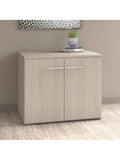 (Scratch and Dent) Bush Business Furniture Office 500 36"W Storage Cabinet With Doors, Sand Oak