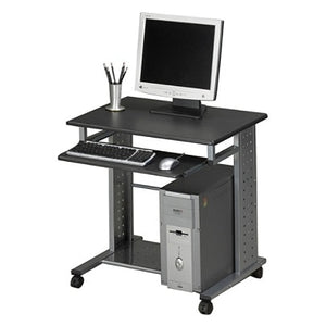 Mayline Group Mobile PC Station, Anthracite/Metallic Gray