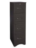 (Scratch and Dent) Realspace Outlet Pelingo 22"D 4-Drawer Letter/Legal Vertical File Cabinet, Dark Gray