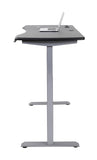 WorkPro Outlet 60"W Electric Height-Adjustable Standing Desk with Wireless Charging, Black