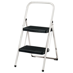 Cosco Outlet 2-Step Ladder, Black/Cool Gray