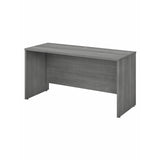 (Scratch & Dent) Bush Business Furniture Outlet Studio C Credenza Desk, 60"W x 24"D, Platinum Gray