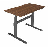VARIDESK ProDesk Electric Height-Adjustable Desk, 48"W, Darkwood/Slate