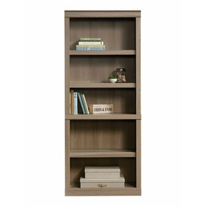 (Scratch and Dent) Realspace Outlet 72"H 5-Shelf Bookcase, Spring Oak