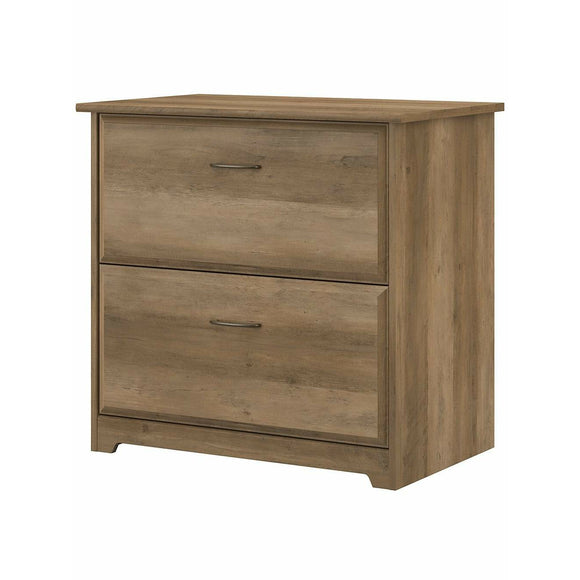Bush Furniture Cabot 2-Drawer Lateral File Cabinet, Reclaimed Pine
