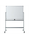 Lorell Magnetic Dry-Erase Whiteboard Easel, 36" x 48", Aluminum Frame With Silver Finish