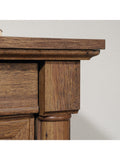 (Scratch and Dent) Sauder Outlet Palladia Collection L-Shaped Desk, Vintage Oak