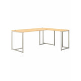 kathy ireland Office by BBF Method 72"W L-Shaped Desk With 30"W Return, Natural Maple