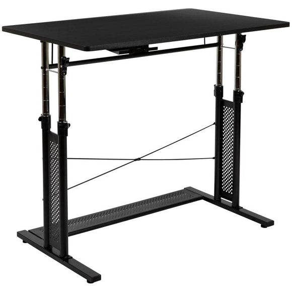 Flash Furniture Height-Adjustable Sit-To-Stand Home Office Desk, 35-3/4