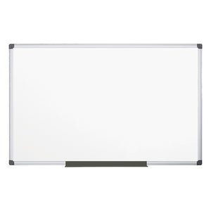 (Scratch & Dent) MasterVision Outlet Maya Gold Ultra Magnetic Dry-Erase Whiteboard, Lacquered Steel, 48" x 96", Aluminum Frame