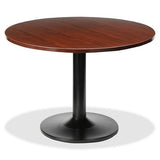 Lorell Outlet Essentials Round Table Top, 48"D, Mahogany