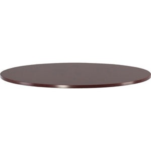 Lorell Outlet Essentials Round Table Top, 48"D, Mahogany
