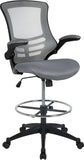 Mid-Back Mesh Ergonomic Drafting Chair