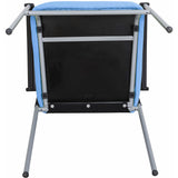 Weston Mesh Stackable Visitor Chair, Blue