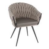 Trenza Series Braided Fabric Visitor Chair