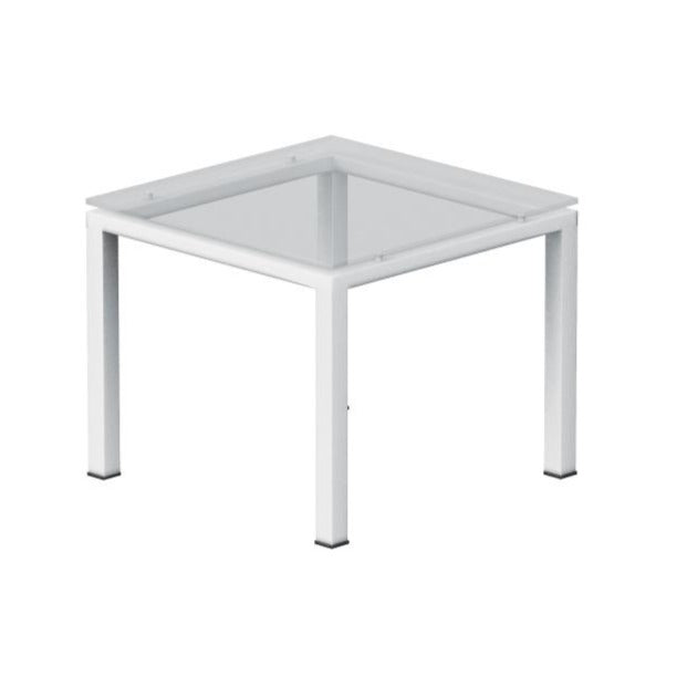 Sereno Glass Top End Table