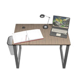 Buro48 Modern Home Office Desk with Integrated Power Module, 48"W x 24"D x 30"H